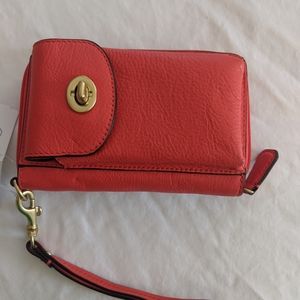 Coach Campbell universal zip wallet wristlet